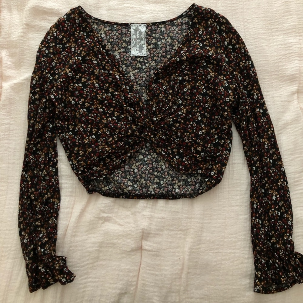 Floral crop top